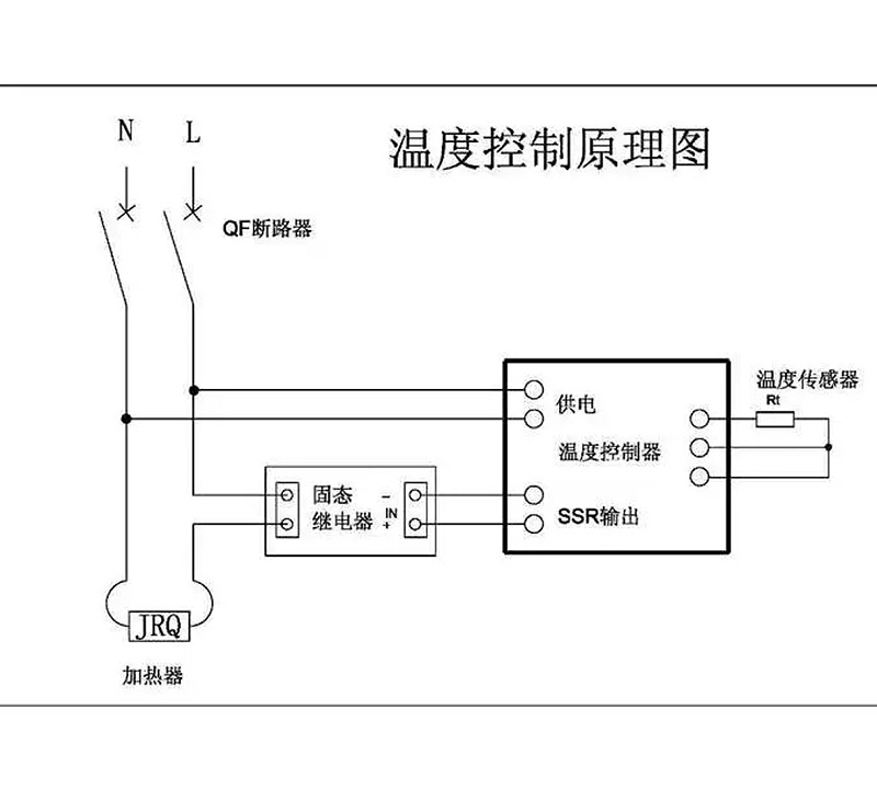 艾德默液晶溫控器溫度控制原理圖