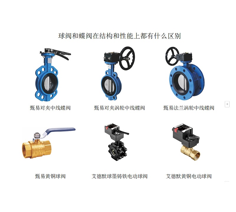 球閥和蝶閥在結(jié)構(gòu)和性能上都有什么區(qū)別