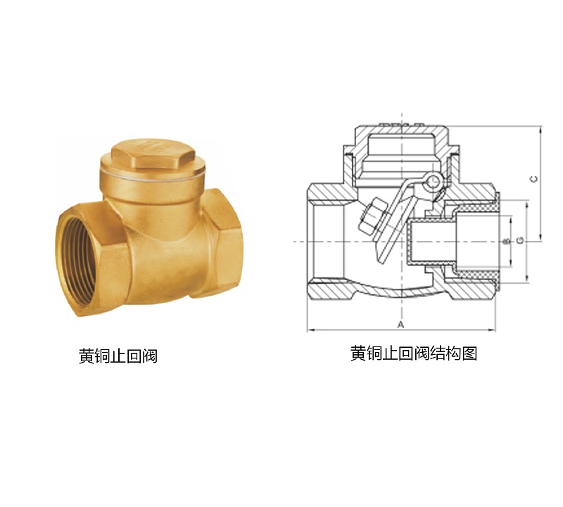 甄易黃銅止回閥的結(jié)構(gòu)組成及優(yōu)點