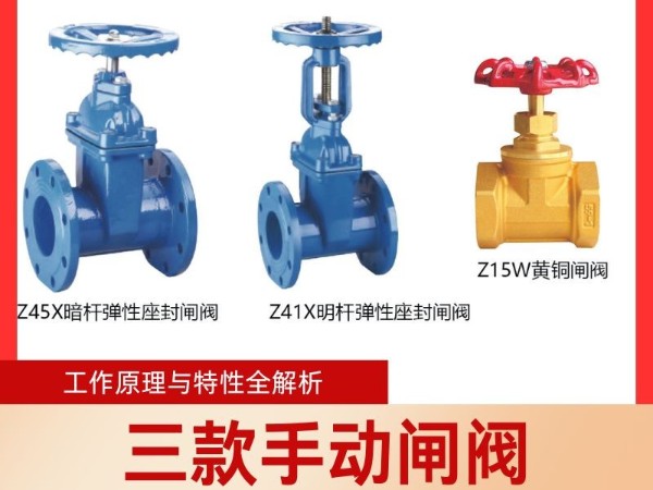 揭秘三款手動閘閥，工作原理與特性全解析