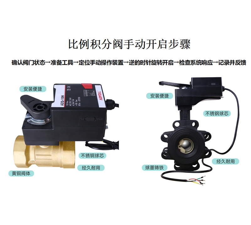 艾德默比例積分閥手動(dòng)開啟步驟