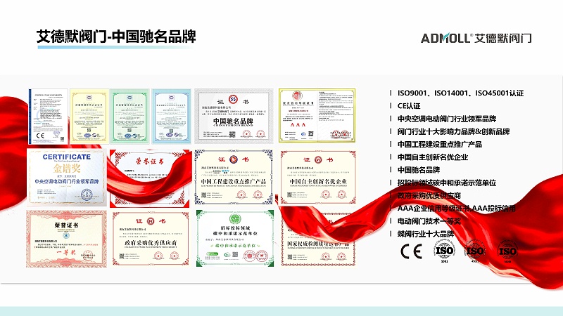 艾德默閥門公司以品牌、信用贏得國內(nèi)外好評-艾德默閥門